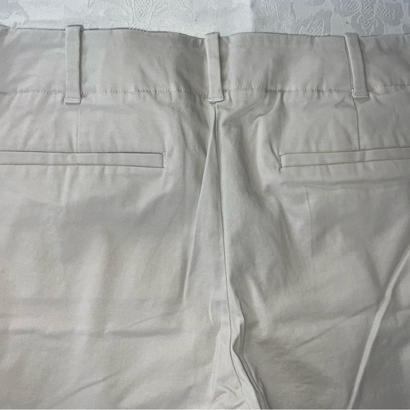 Talbots Petites Women's Cotton Stretch Jeans Cropped Size 12P Light Khaki/Beige - Picture 7 of 7